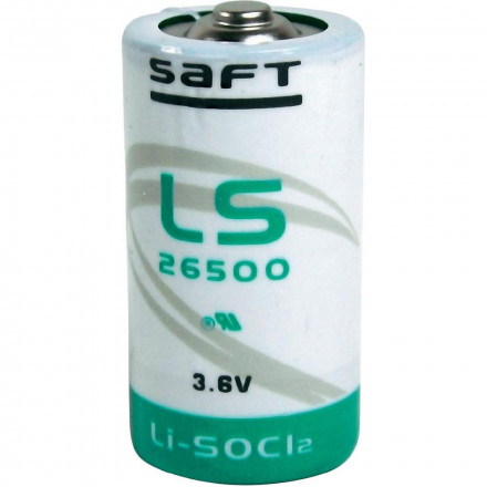 Pile lithium industrielle LSH6 - 3.6V SAFT avec picots