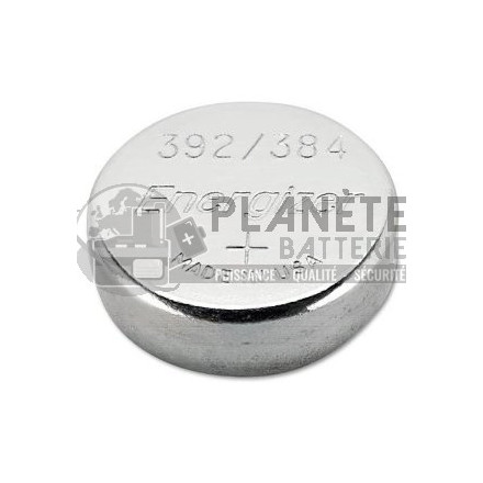 Pile bouton - Oxyde d'argent 392 - 384 - SR41 - 1.55V ENERGIZER